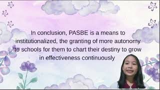 "PHILIPPINE ACCREDITATION SYSTEM FOR BASIC EDUCATION" BSED-ENGLISH 1A PED 3