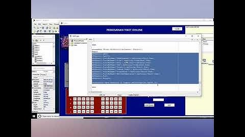 PROGRAM PEMESANAN TIKET BIOSKOP ONLINE BORLAND DELPHI DAN DATABASE - PART 2