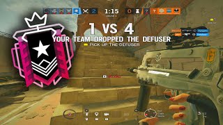 The 9hp 1v4 Ace Clutch - Rainbow Six Siege