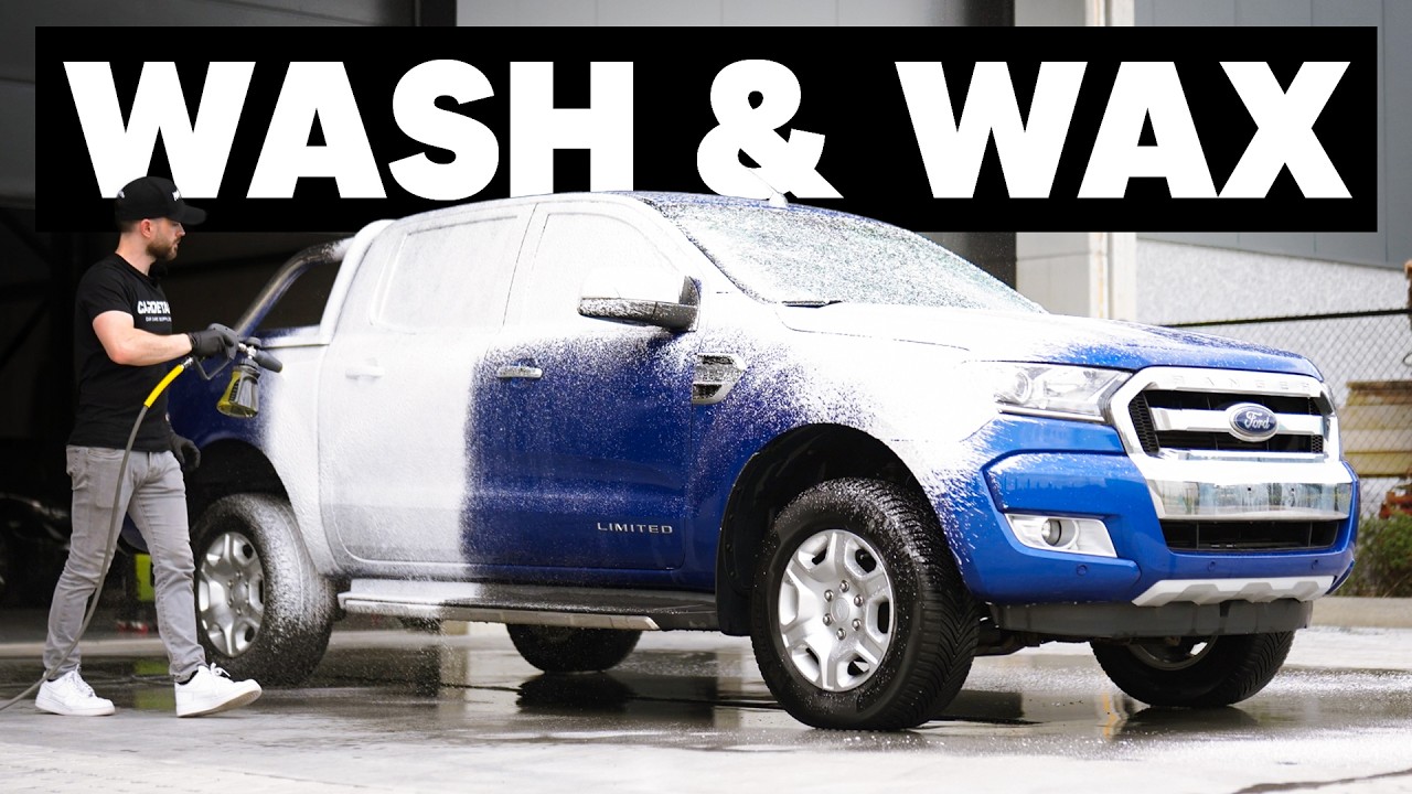 Dirty Ford Ranger - Wash, Clay & Wax Detail - YouTube