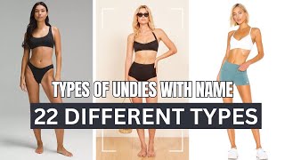 Types of Underwear for Women| Underwear matches outfits| #fashion  #ComfortAndStyle #undies101