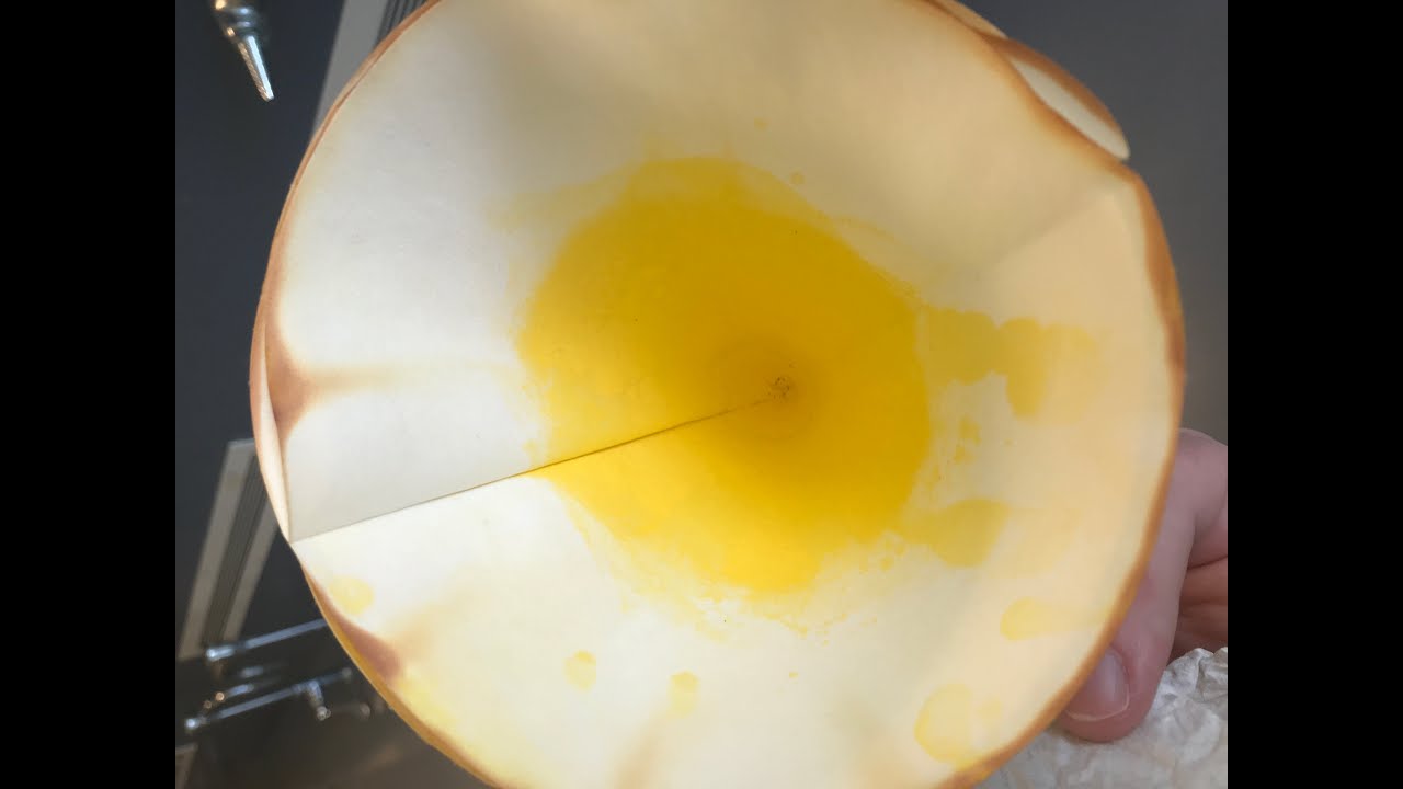 Filtering Lead Iodide from solution - YouTube