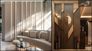 Modern Hallway Wall Panelling Designs | Top Wall Cladding Collection 2022 | Wall Decor Ideas | I.A.S