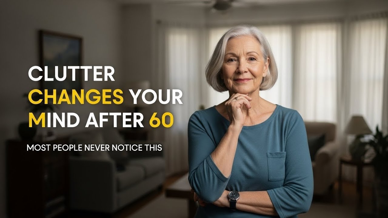 How Your Home’s Clutter Quietly Shapes Your Mind After 60(Most People Ignore This)wise Aging seniors