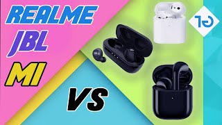 Realme Buds Vs Mi Buds Vs JBL Buds     #AsliSachYahiHai