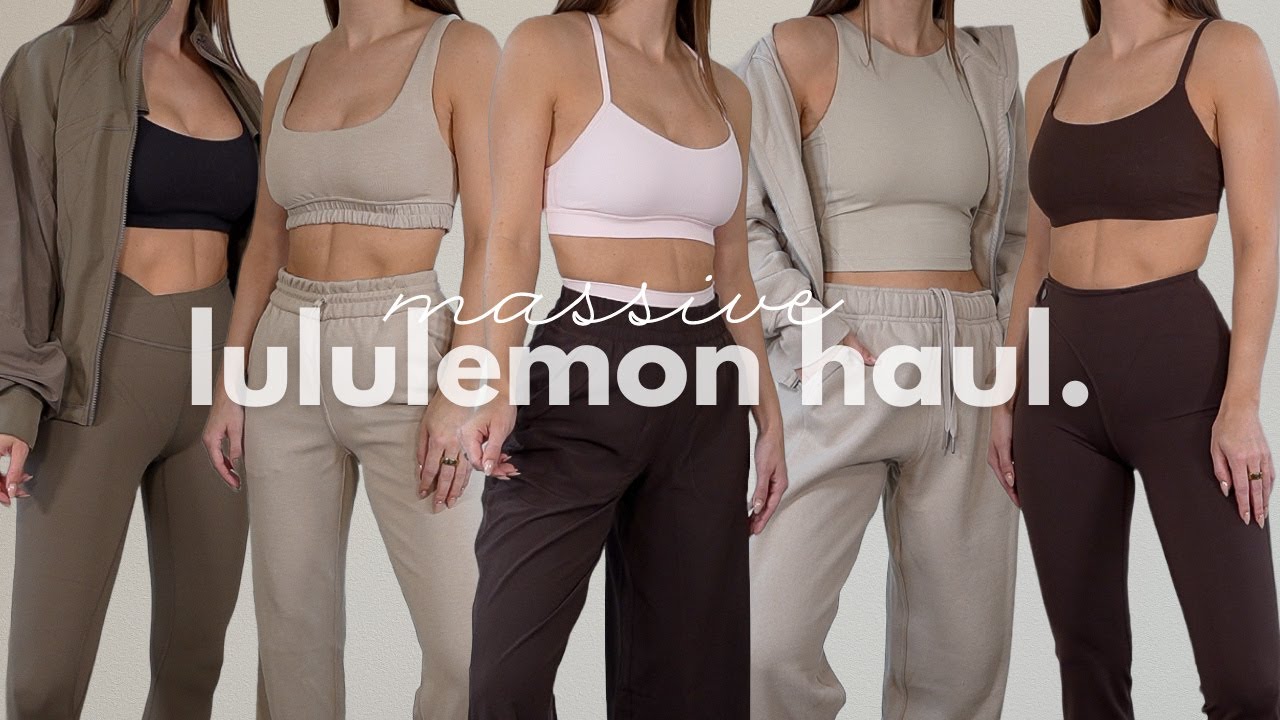 lululemon - urbanretreat セットアップ MASSIVE LULULEMON TRY-ON HAUL | transition to spring 2024