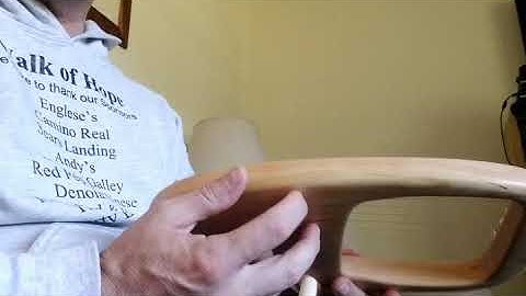 7 String Lyre Made From Cherry