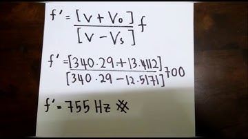 DOPPLER EFFECT: SOURCE AND OBSERVER IN MOTION