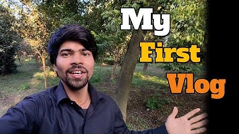 My First Vlog video 😊