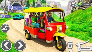 Tuk Tuk Rickshaw Driving Game 3D: Real Auto Rickshaw Game passengers offroad game - android gameplay screenshot 4
