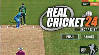 Real cricket 24 is new here live gameplay ♥️ screenshot 5