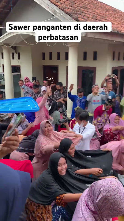 Sawer panganten daerah perbatasan memang beda