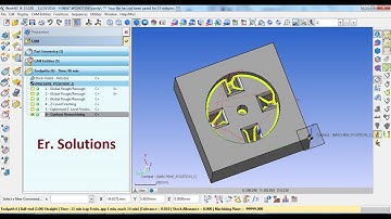 WorkNC Tutorial || Global rough/rerough || Z-level Finishing || Remachining || #2