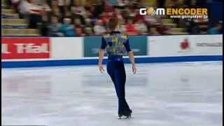 Shawn Sawyer Canadian Figure Skating 2011　3F+1Lo+3Lo　Slow Motion