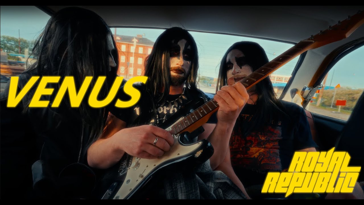 Royal Republic - Venus - Guitar backing track with screen tab - Guitarless