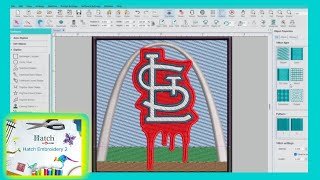 HOW TO DIGITIZE | St Louis Cardinals | Wilcom Hatch For Beginners