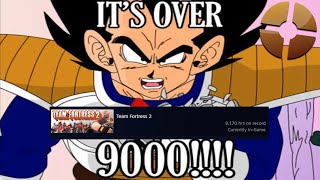 OVER 9000 HOURS TF2