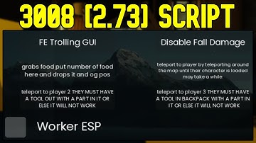 3008 Script | Roblox Script | Not Patched | No Ban