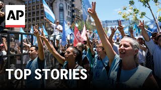 Blinken meets with Mexico's President, Argentina protests | AP Top Stories