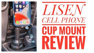  LISEN Cup Holder Phone Mount for Car No Shaking Cup