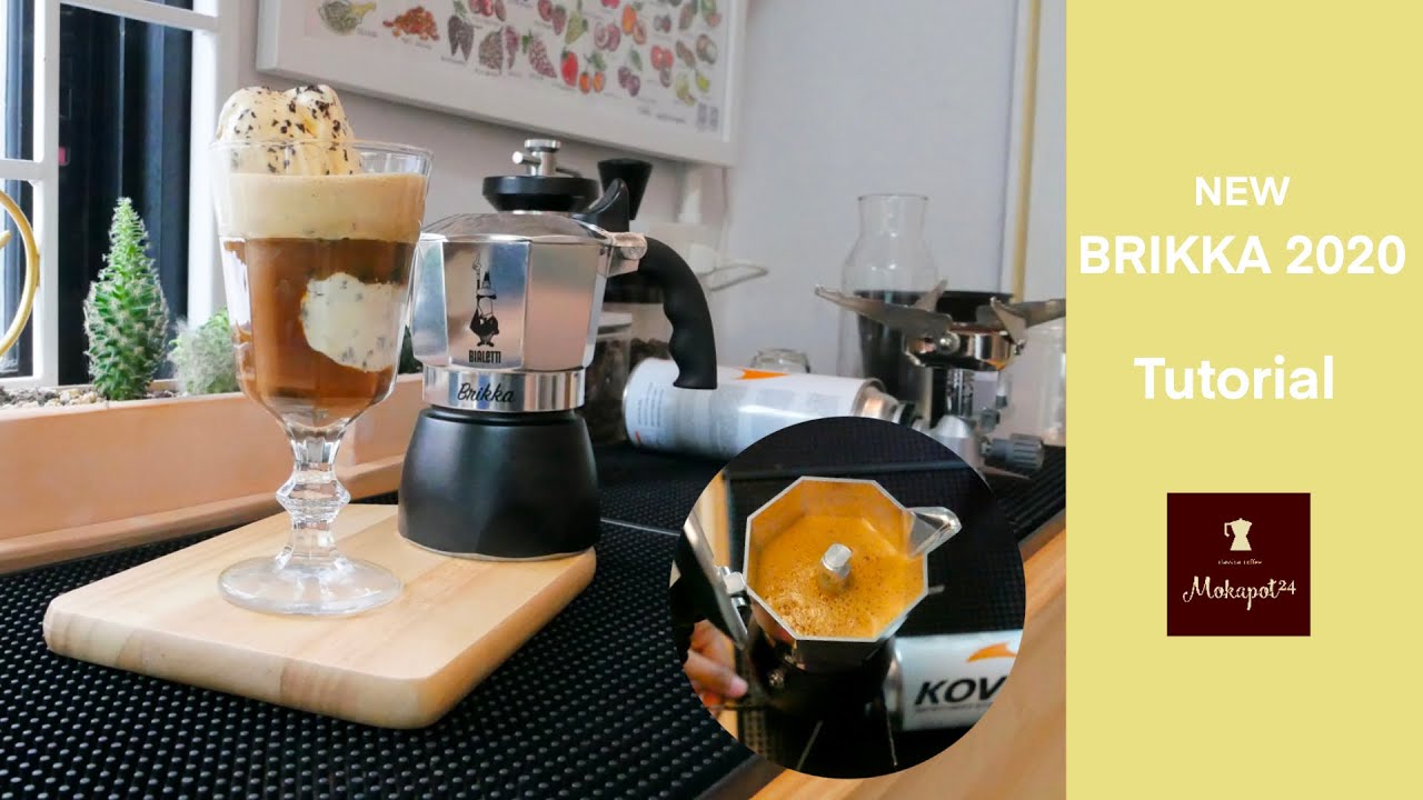 Bialetti New Brikka 2020  Tutorial  Espresso, Latte art, Affogato | เนื้อหาmoka pot brikkaที่มีรายละเอียดมากที่สุด