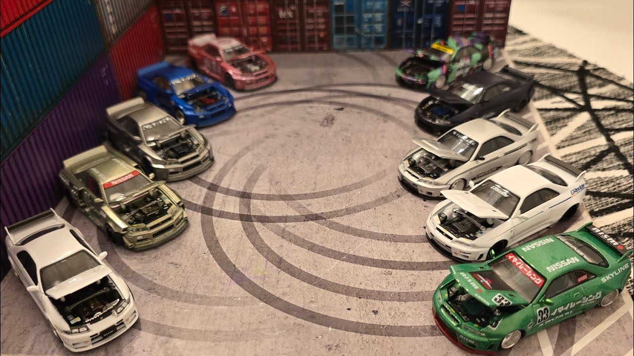 Skyline Evolution | R33, R34 & 400R Diecast Icons 