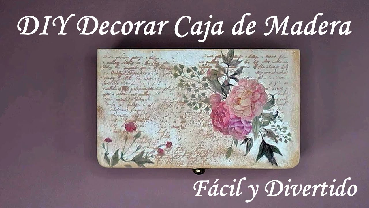 Украсьте эту шкатулку для драгоценностей своими руками с помощью трафаретов для декупажа