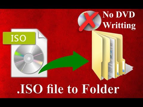 How to extract iso image file to folder without writting to DVD @SureshChilamakuru