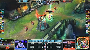 SK vs H2K | LCS EU 2015 Spring Playoffs | Bronz meccs | BO5 | 2. meccs