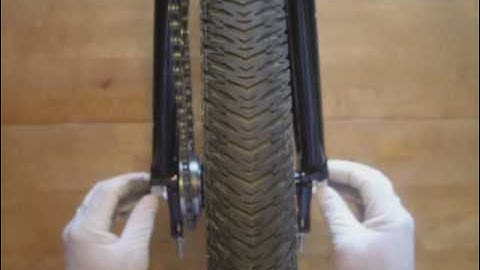 HOW TO BUILD A BMX BIKE. HOW TO INSTALL CHAIN TENSIONERS