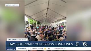 Comic-Con Day 3: Marvel returns to Hall H as fans wait more than 12 hours for a seat