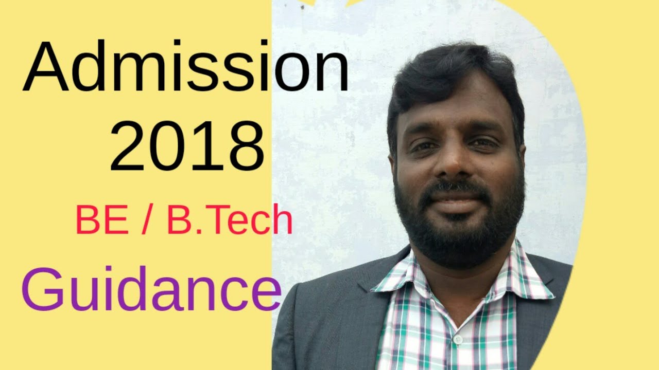 BE admission in Tamil Nadu