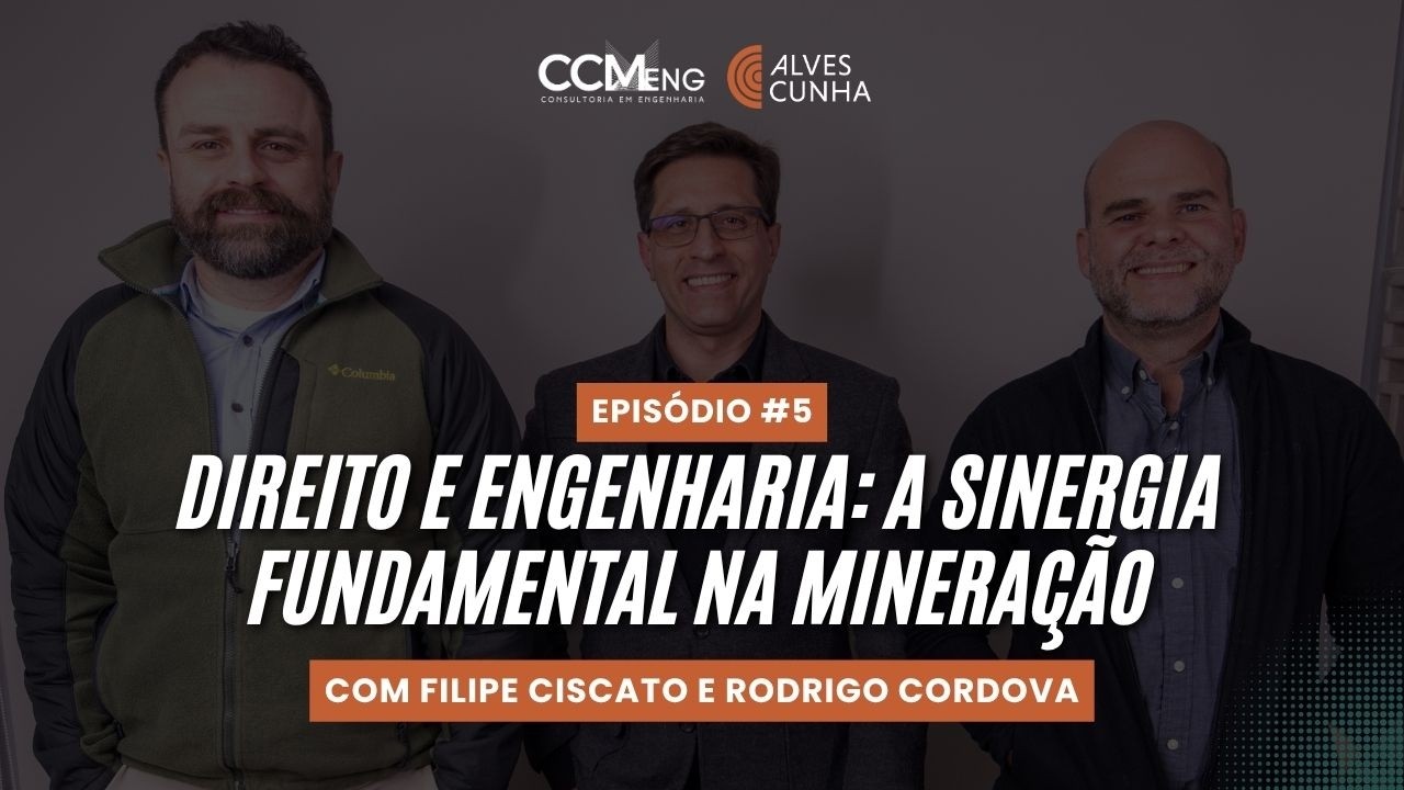 Entrevista com André Alves Cunha, Filipe Ciscato e Rodrigo Cordova sobre planejamento de lavra