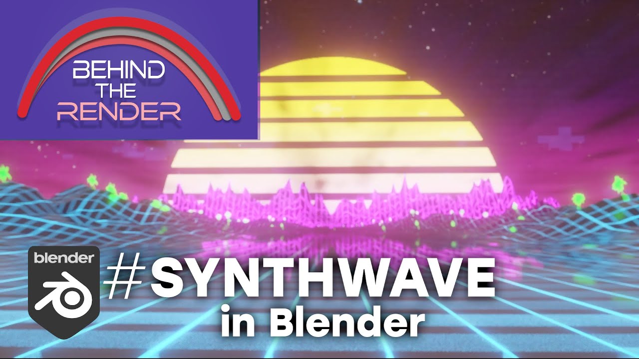 How To Do Synthwave Effects in Blender | Behind the Render