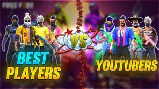YOUTUBERS VERSUS THE BEST TEAMS / ROCKY & RDX FREE FIRE LIVE