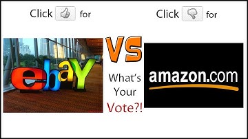 eBay VS Amazon (Which do you like more??)