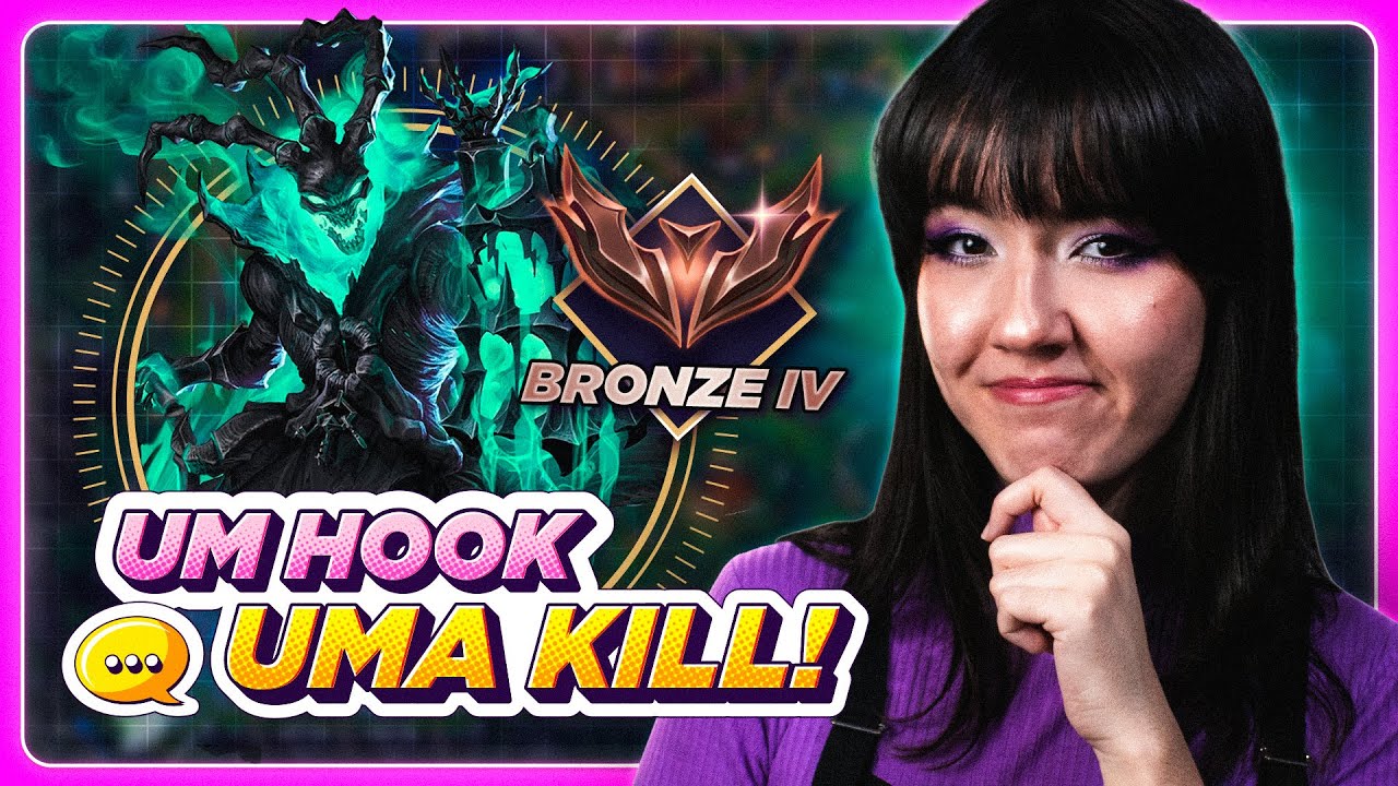 ELES ATÉ PEGAM A LANTERNA?! 😮 - GAMEPLAY EXPLICATIVA DE THRESH 💀💚