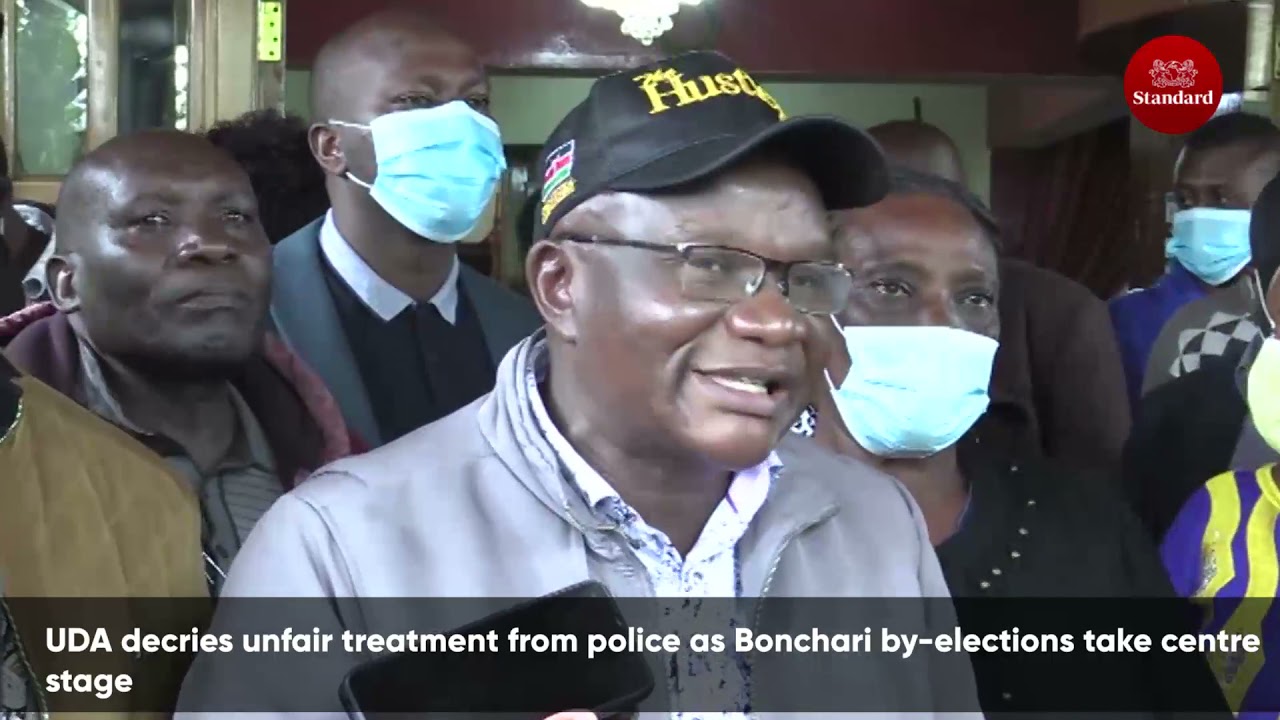 UDA decries unfair treatment from police as Bonchari by-elections take centre stage