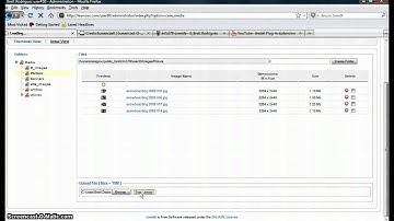 How to upload/manage images to Joomla