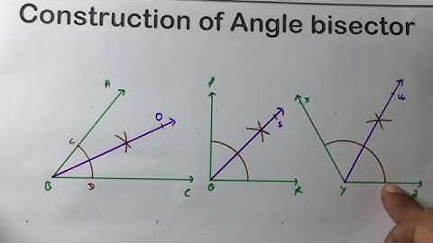 How to construct Angle bisector of an angle - ideal maths lab with models and projects