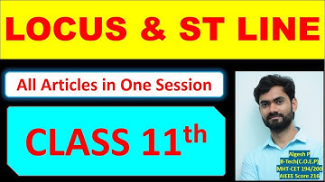 LOCUS & STRAIGHT LINE_All Articles in one Session_Algesh Sir
