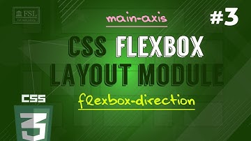 # 3 Distribute the flexbox items over the main-axis by using flexbox-direction