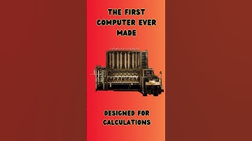 The First Computer Ever Made