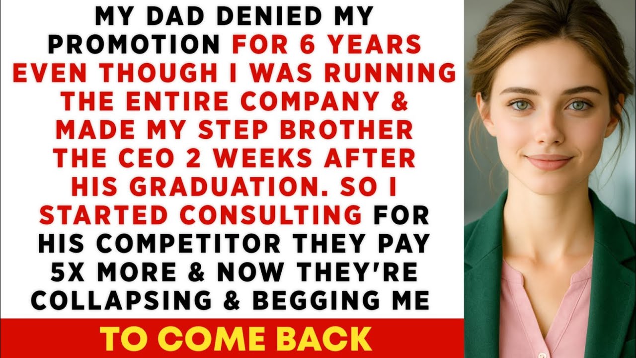 My DAD Denied My PROMOTION for 6 Yrs Even Though I Was Running The Entire COMPANY & Made My Step...