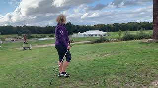 Instructor Demo of Basic Nordic Walking Technique