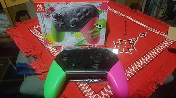 Nintendo Switch Pro Controller Splatoon 2 Edition Unboxing
