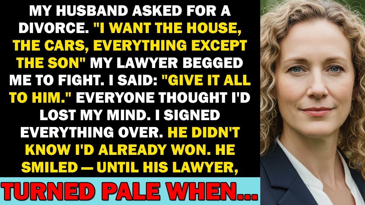 My Husband Took Everything In The Divorce — He Had No Idea What He Was Really Taking And...