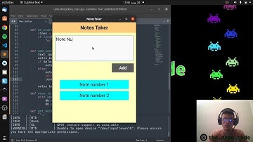 Building and Debuging a Notes Taking app using Python and Kivy - Deep Focus Coding