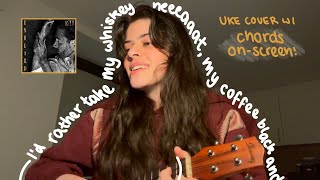 Hozier - Too Sweet (ukulele cover by lulu)