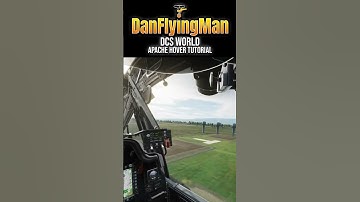 Apache Hover Tutorial [ Part 04 ] DCS World gameplay | DanFlyingMan #shorts